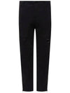 Lens Wappen Zipper Cargo Track Pants Black - CP COMPANY - BALAAN 3