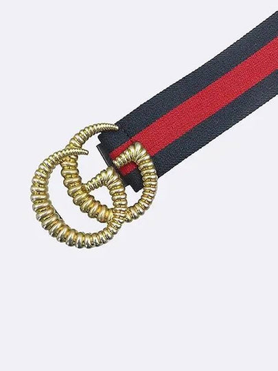 524101 GG Gold Marmont Three Stripes Banding Women s Belt Size 90 - GUCCI - BALAAN 2