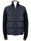 9B00029 M1172 775 Padded Cotton Cardigan Navy Blue - MONCLER - BALAAN 2