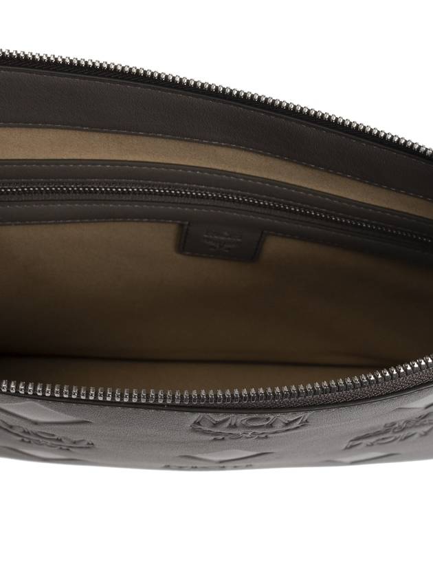 MCM Leather Handbag, Men's, Grey - MCM - BALAAN 5