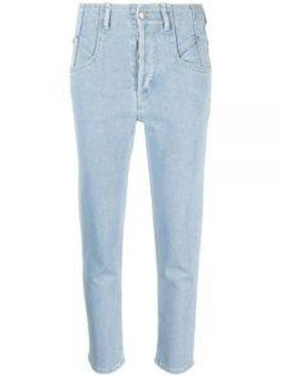 Niliane Slim Denim Jeans Light Blue - ISABEL MARANT - BALAAN 2