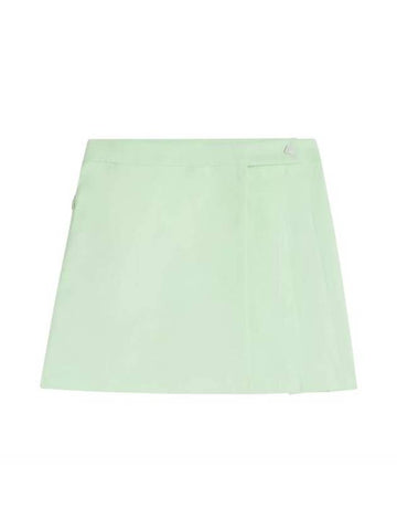 Women's Cataleya Pleated Skirt Patina Green - J.LINDEBERG - BALAAN 1