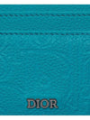 Card Wallet Blue Dior Gravity Leather - DIOR - BALAAN 3