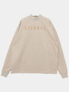 Eternal Crew Neck Cotton Long Sleeve T-Shirt Cement - FEAR OF GOD - BALAAN 4