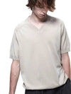 Men s RSVHK BE Reglan Slit V neck Half Knit Beige - CHANCE'S NOI - BALAAN 7