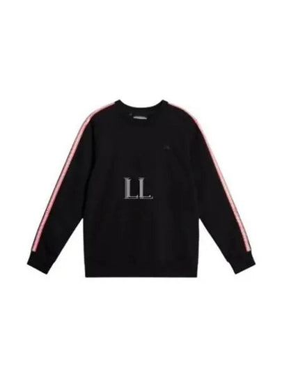 Sneaky Crew Neck Sweatshirt Black - J.LINDEBERG - BALAAN 2