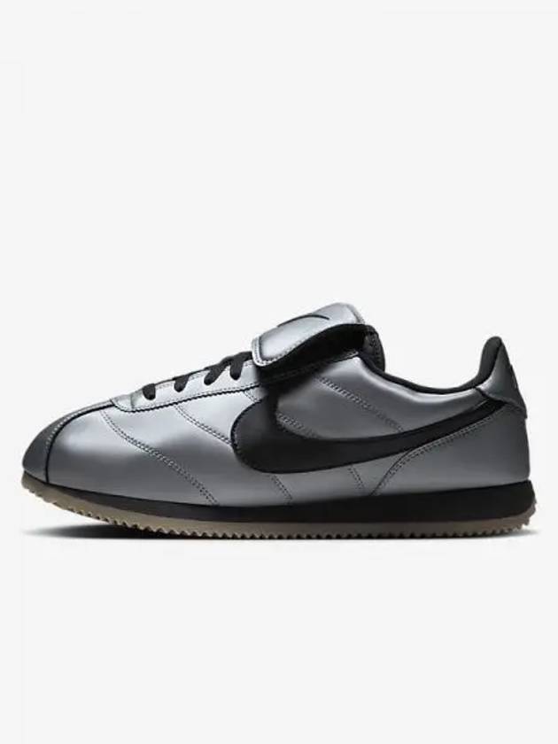 Cortez Leather SE Metallic Cool Gray Black HQ3490 099 - NIKE - BALAAN 2