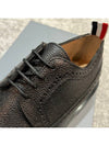 Men's Classic Long Wing Brogue Lace Up Brogue Shoes Black - THOM BROWNE - BALAAN 8