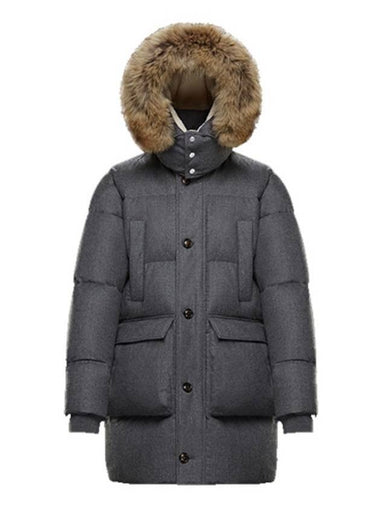 Men's Vilaine Down Padded Parka Grey - MONCLER - BALAAN 1