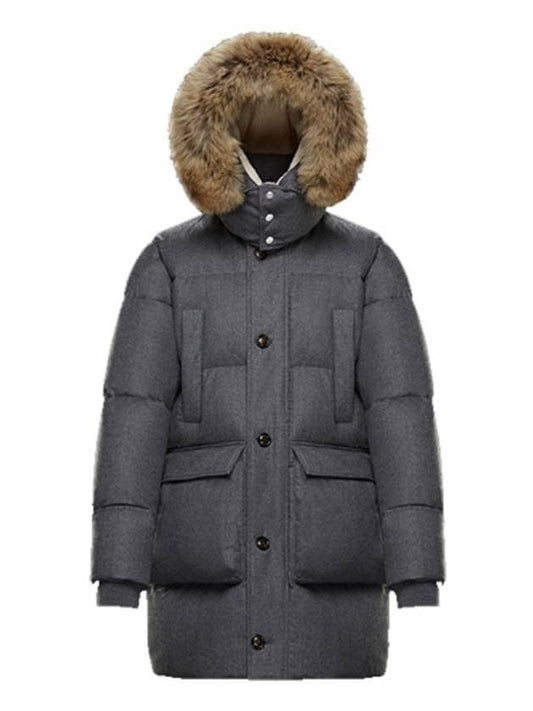 Men's Vilaine Down Padding Gray - MONCLER - BALAAN 1