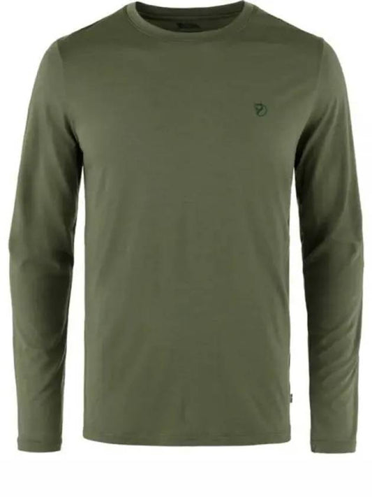 Men s Abisko Wool LS T Shirt 87194625 M Laurel Green - FJALL RAVEN - BALAAN 1