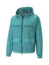 Reversible Zip-Up Hoodie Green - PUMA - BALAAN 2