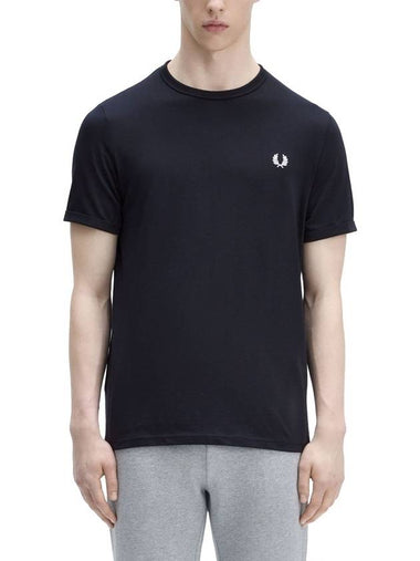 T-SHIRT WITH LOGO EMBROIDERY - FRED PERRY - BALAAN 1