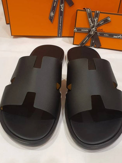 Izmir Sandal Calfskin & Noir - HERMES - BALAAN 2