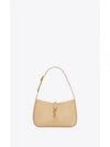 Le 5 A 7 Smooth Leather Hobo Shoulder Bag Beige - SAINT LAURENT - BALAAN 2