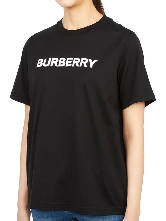 logo short sleeve t-shirt black - BURBERRY - BALAAN 5