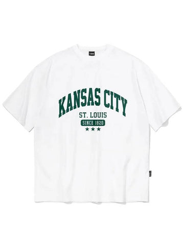 Pre-order delivery on May 31st Kansas City short sleeve t-shirt white - CRUMP - BALAAN 1