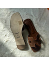 Women Sandals Oran Gold Slippers H021056Z - HERMES - BALAAN 4