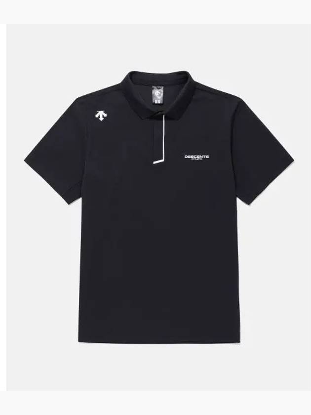 Standard Polo T Shirt Black SP321TPS71 - DESCENTE - BALAAN 1