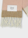 Alpaca Striped Muffler Scarf Rose Unisex - MAISON KITSUNE - BALAAN 4