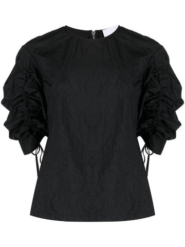 Erika Cavallini Semi-Couture Top Black - ERIKA CAVALLINI - BALAAN 1