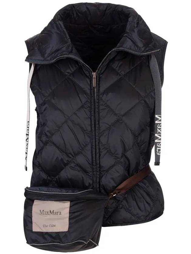 TREGIC padded vest black 2429296015 002 - MAX MARA - BALAAN 4