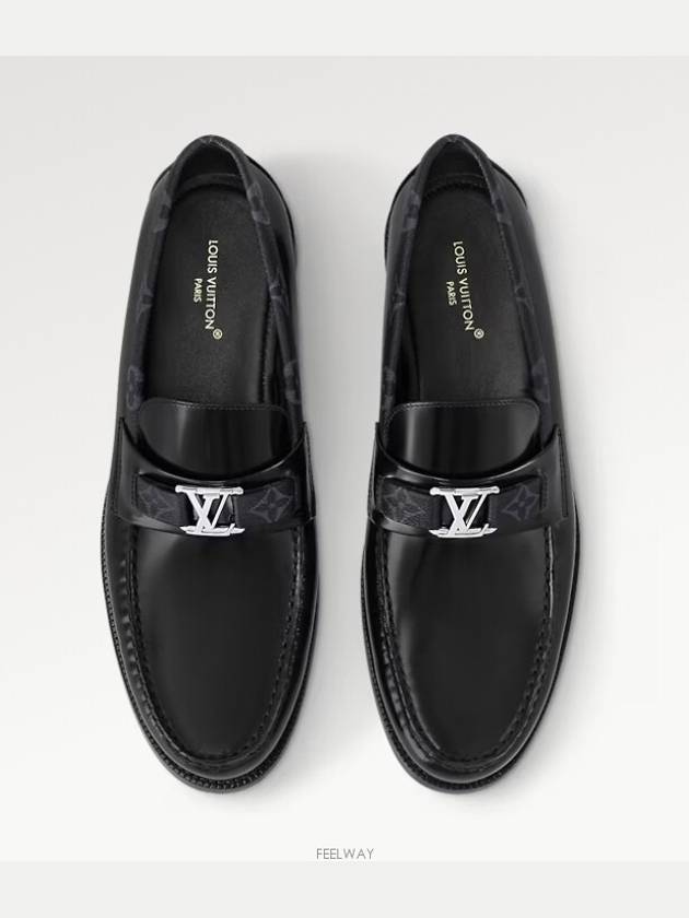 Major Leather Loafer Black - LOUIS VUITTON - BALAAN 5