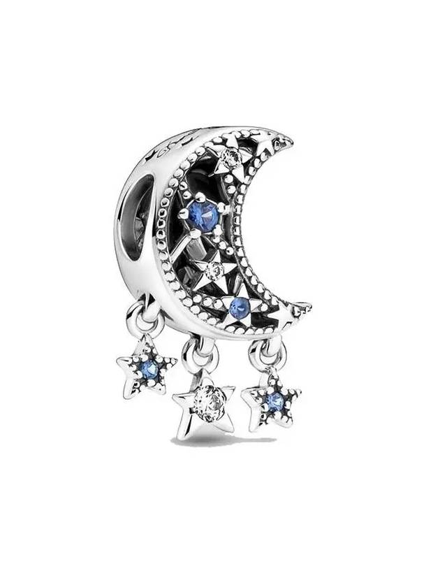 Star Crescent Moon Bracelet Charm Silver - PANDORA - BALAAN 1