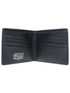 Stitched Leather Bifold Half Wallet Black - MAISON MARGIELA - BALAAN 5