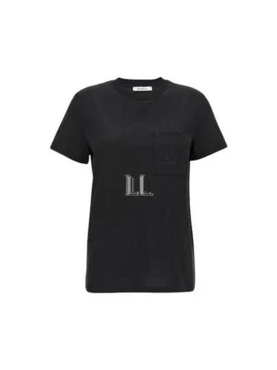 Papaia Short Sleeve T-Shirt Black - MAX MARA - BALAAN 2