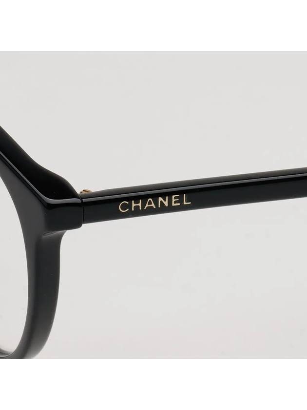 Glasses frame CH3413 C501 round horn rim logo light - CHANEL - BALAAN 5