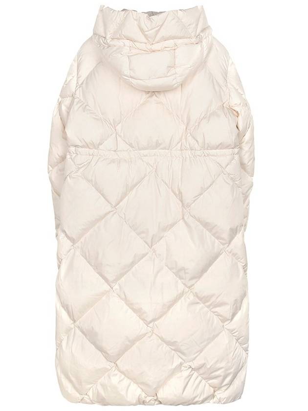 White Mirano Hooded Goose Down Jacket MIRANO 008 - MAX MARA - BALAAN 6