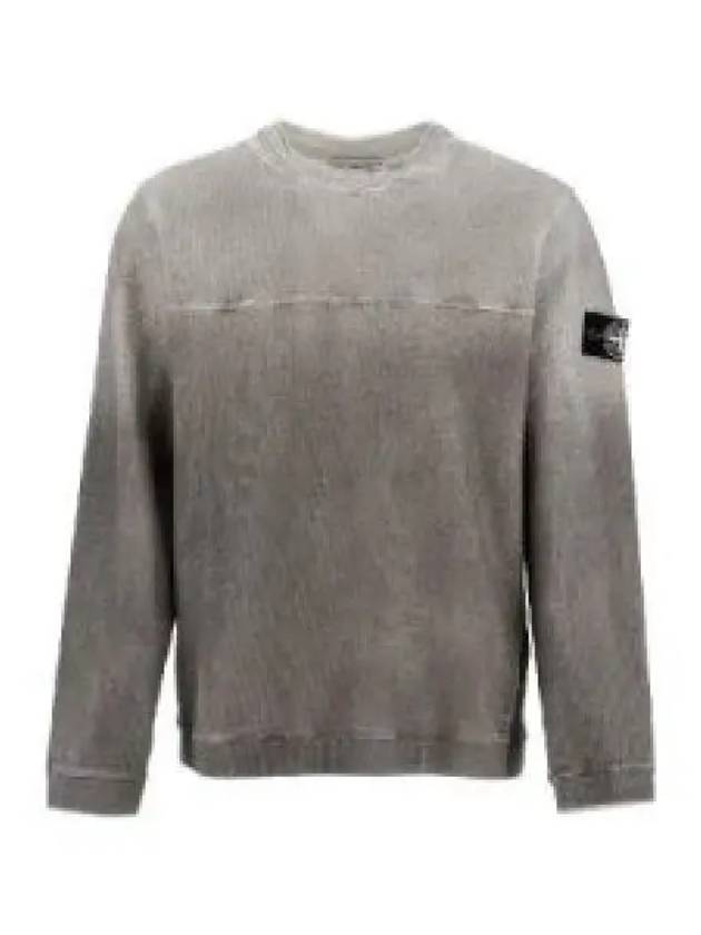 Recycle Organic Cotton Sweatshirt Grey - STONE ISLAND - BALAAN 2