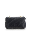 Mini Love Puff Maxi Quilted Leather Shoulder Bag Black - PINKO - BALAAN 2