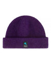 Runa Logo Patch Beanie Black Plum - KLATTERMUSEN - BALAAN 2