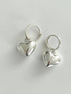 Silver Heart Earrings - ELYONA - BALAAN 2