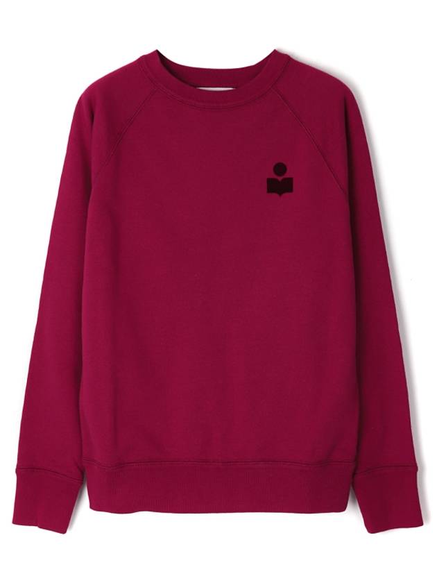 Milla Logo Cotton Sweatshirt Light Red - ISABEL MARANT - BALAAN 1