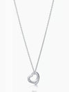 Elsa Peretti Open Heart Pendant Necklace Silver - TIFFANY & CO. - BALAAN 5