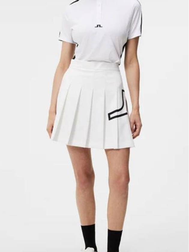 Naomi Pleated Skirt White - J.LINDEBERG - BALAAN 5