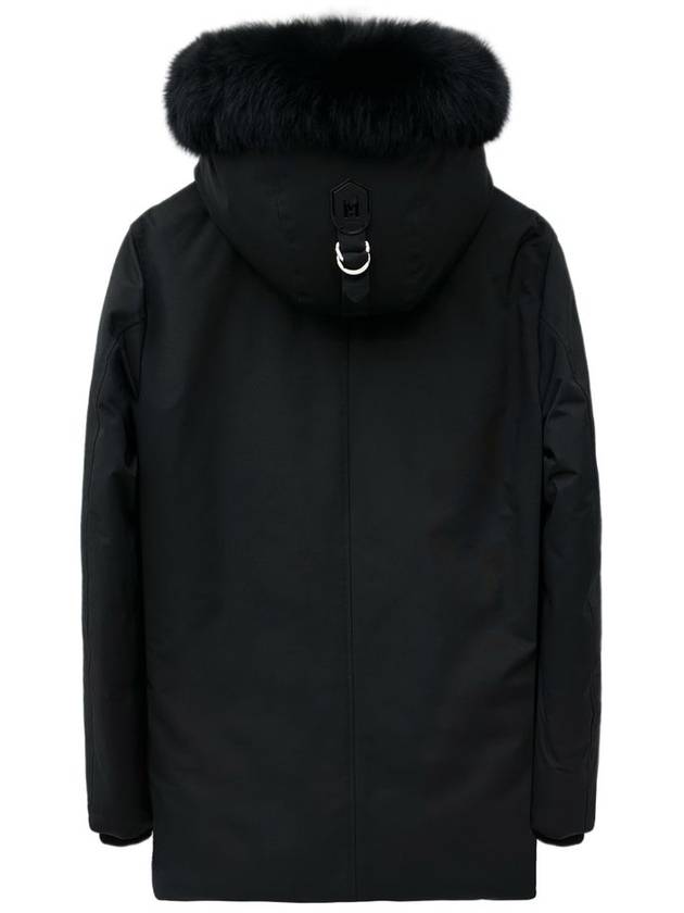 Edwardian Fur Hooded Down Parka Black - MACKAGE - BALAAN 4