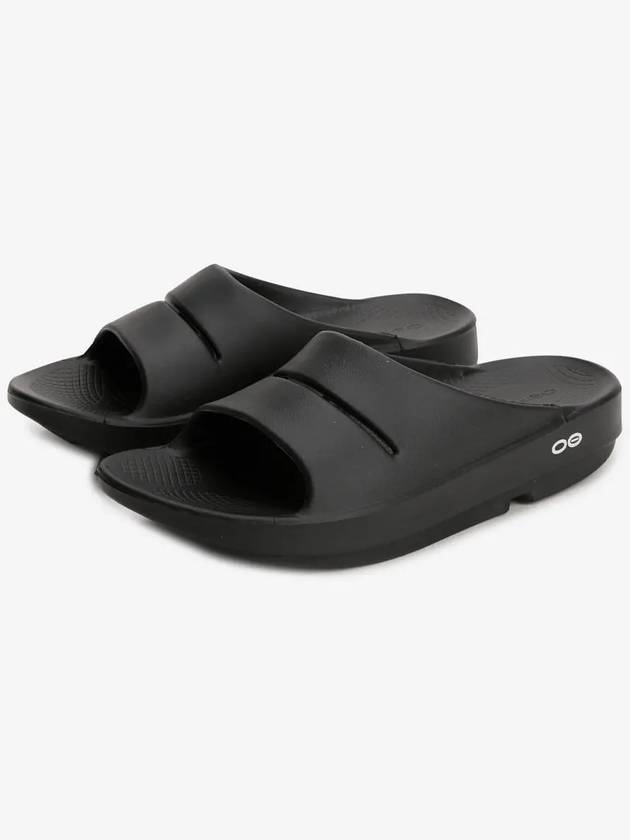 elegant slippers black - OOFOS - BALAAN 3