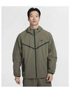 Tech Woven Windrunner Full Zip Jacket M Medium Olive Black HM7152 223 - NIKE - BALAAN 2