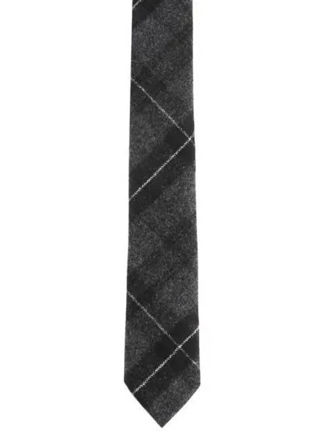 Tartan Flannel Classic Tie Grey - THOM BROWNE - BALAAN 2