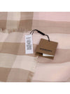 Check Cashmere Scarf Light Pink - BURBERRY - BALAAN.