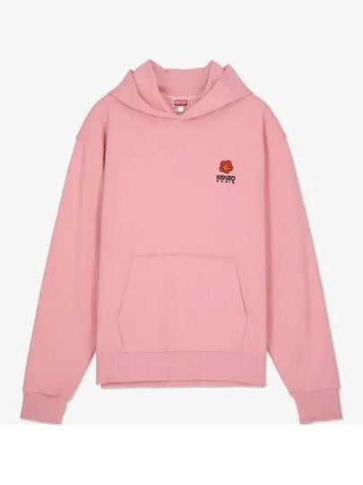 Boke Flower Crest Cotton Classic Hoodie Pink - KENZO - BALAAN 2