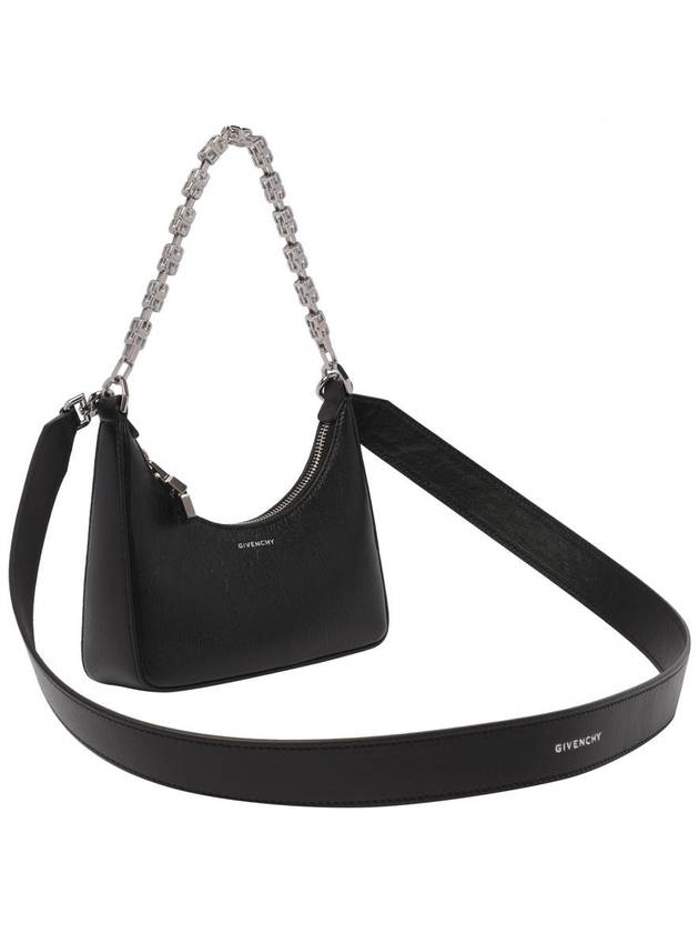 Moon Cut-out Chain Small Shoulder Bag Black - GIVENCHY - BALAAN 4