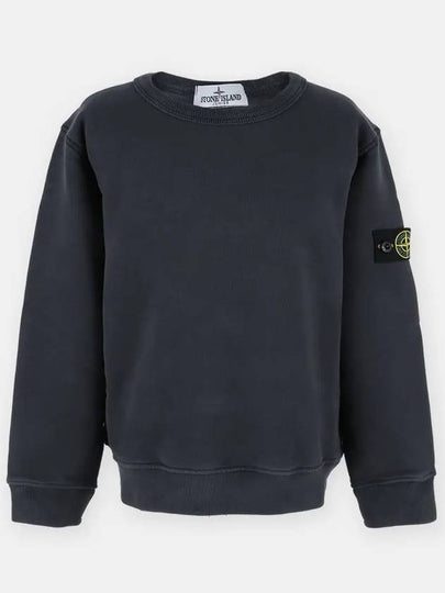 Stone Kids Waffen Patch Round Neck Sweatshirt Dark Gray 771661340 V0065 10 12A - STONE ISLAND - BALAAN 2