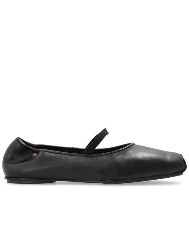 Tory Burch Leather Ballerinas ‘Runway’, Women's, Black - TORY BURCH - BALAAN 1