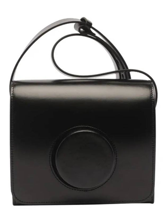 Women's Vegetable Tanned Leather Camera Cross Bag Black - LEMAIRE - BALAAN 2