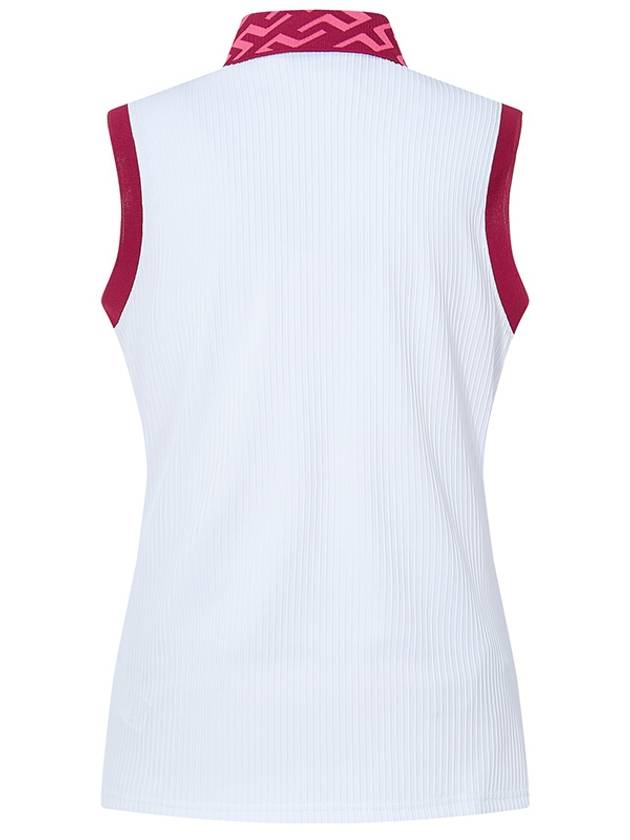 S size white rail sleeveless golf top - J.LINDEBERG - BALAAN 3